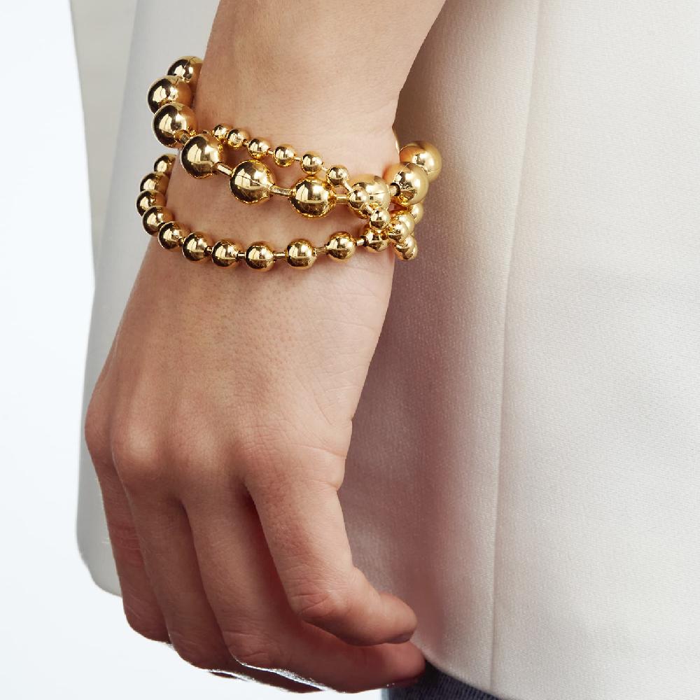 Unoaerre Bracciale in bronzo dorato Sphere | UNOAERRE Gioielli Cyber Monday