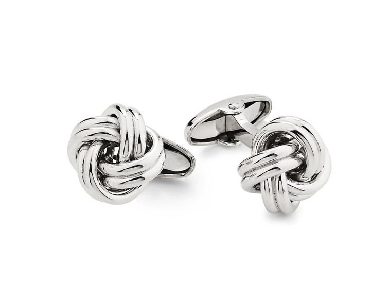 Unoaerre gemelli in argento bianco 463812 | UNOAERRE Gioielli Online