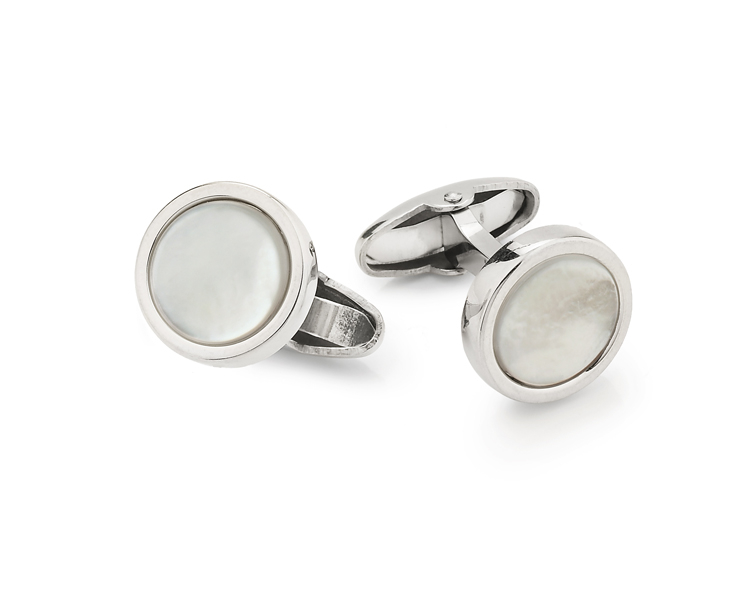 Unoaerre gemelli in argento bianco 463820 | UNOAERRE Gioielli Saldi
