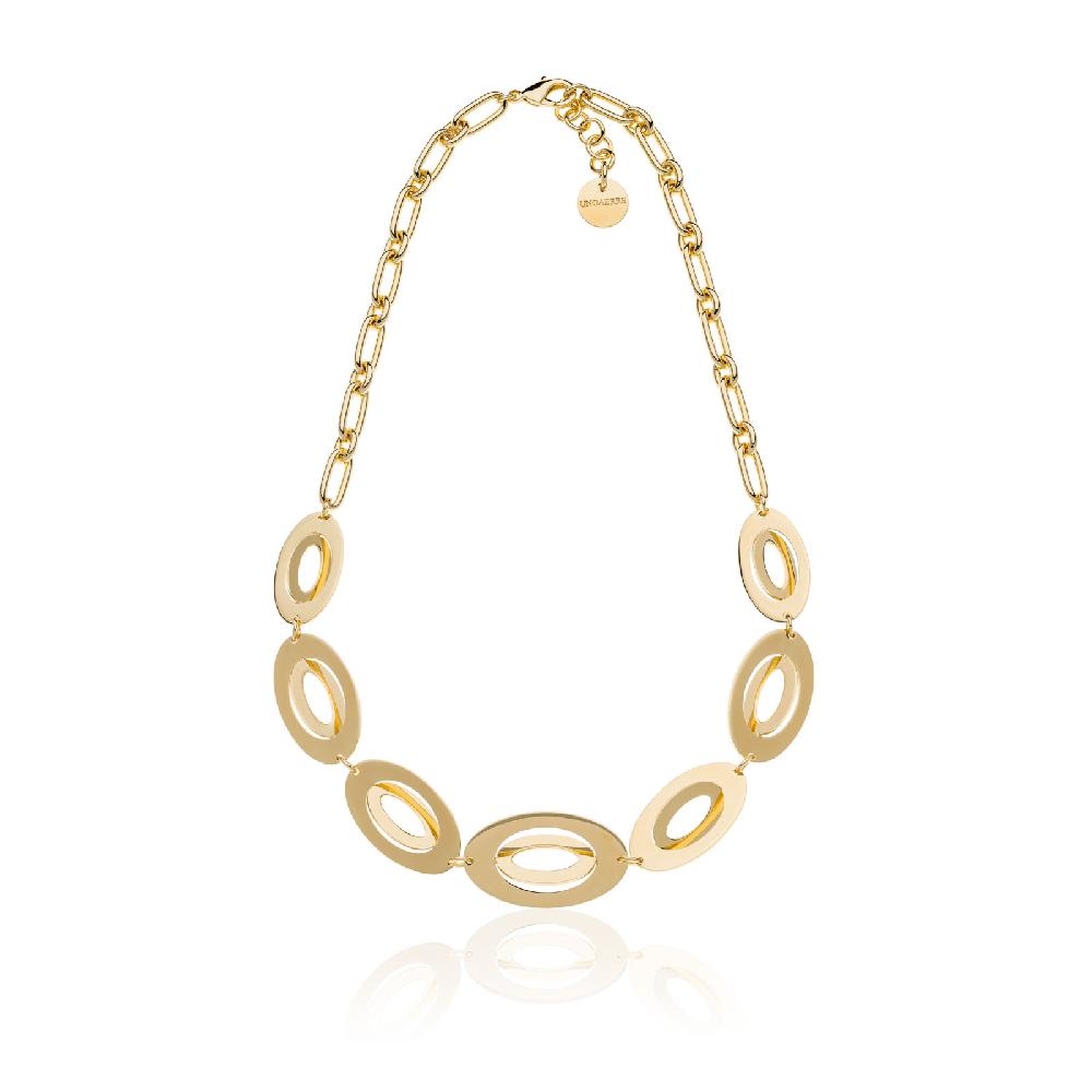 Unoaerre Collana donna catena ovale dorata | UNOAERRE Gioielli Online Outlet