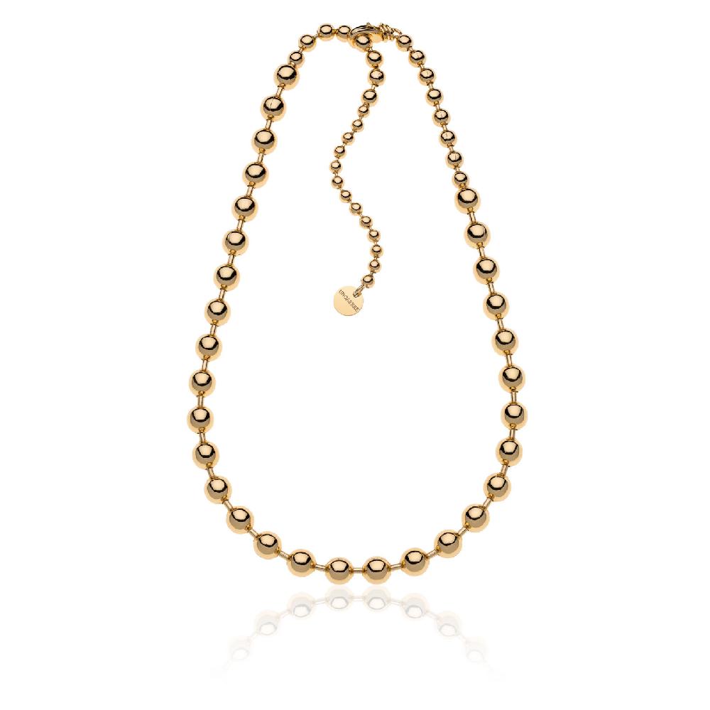 Unoaerre Collana in bronzo dorato Sphere | UNOAERRE Gioielli Ultimi tre giorni