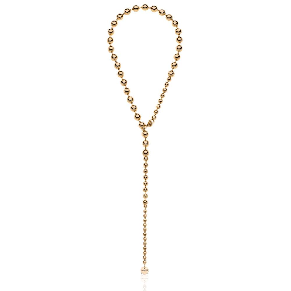 Unoaerre Collana in bronzo dorato Sphere | UNOAERRE Gioielli Ultimi tre giorni
