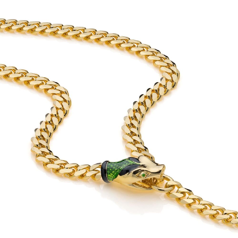 Unoaerre Collana donna grumetta con serpente smaltato | UNOAERRE Gioielli Ultimi due giorni