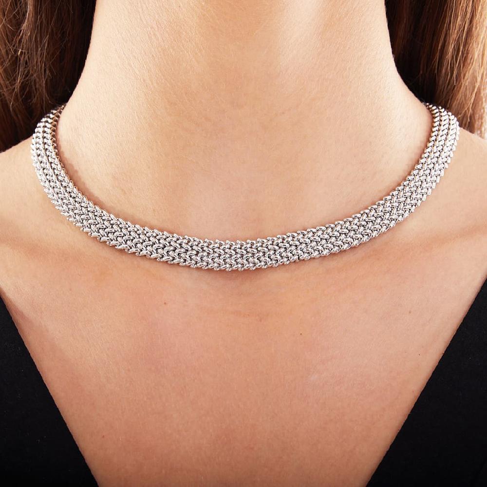 Unoaerre Collana in argento bianco 509527 | UNOAERRE Gioielli Fino al 60% di sconto