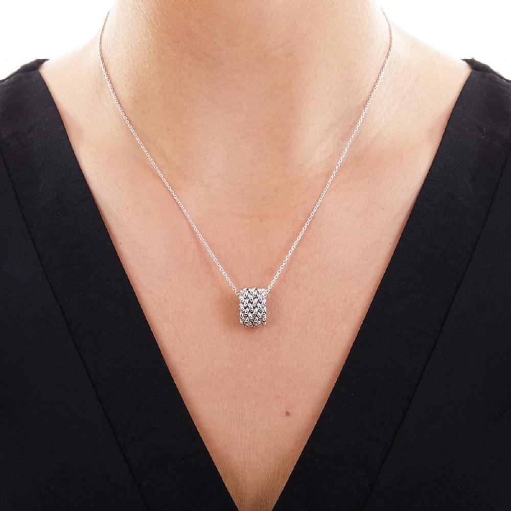 Unoaerre Collana in argento bianco 509521 | UNOAERRE Gioielli Fino al 65% di sconto