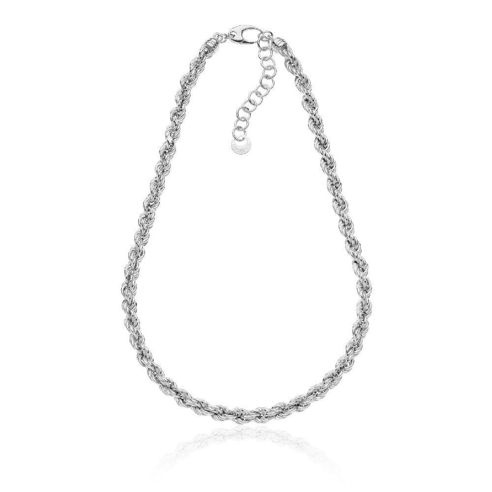 Unoaerre Collana in argento catena corda | UNOAERRE Gioielli Italia