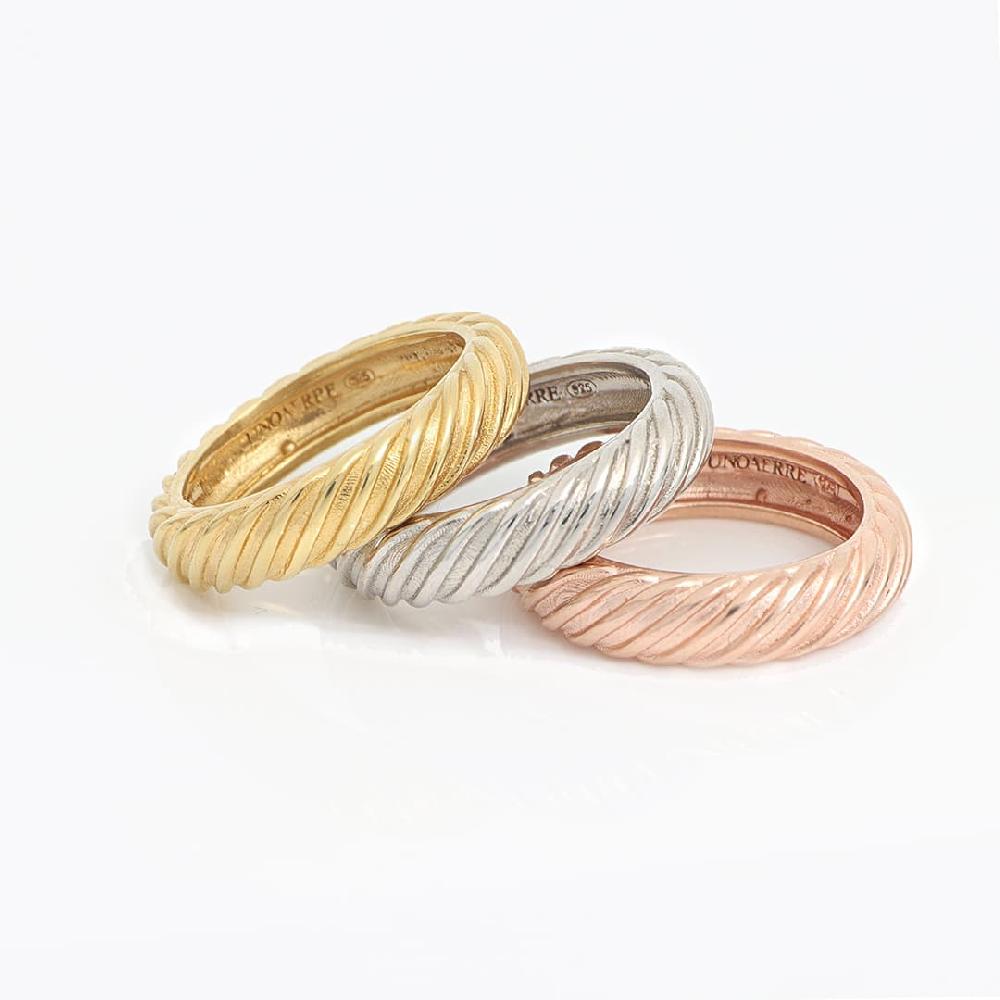 Unoaerre Fedina in argento placcato oro rosa | UNOAERRE Gioielli Offerta
