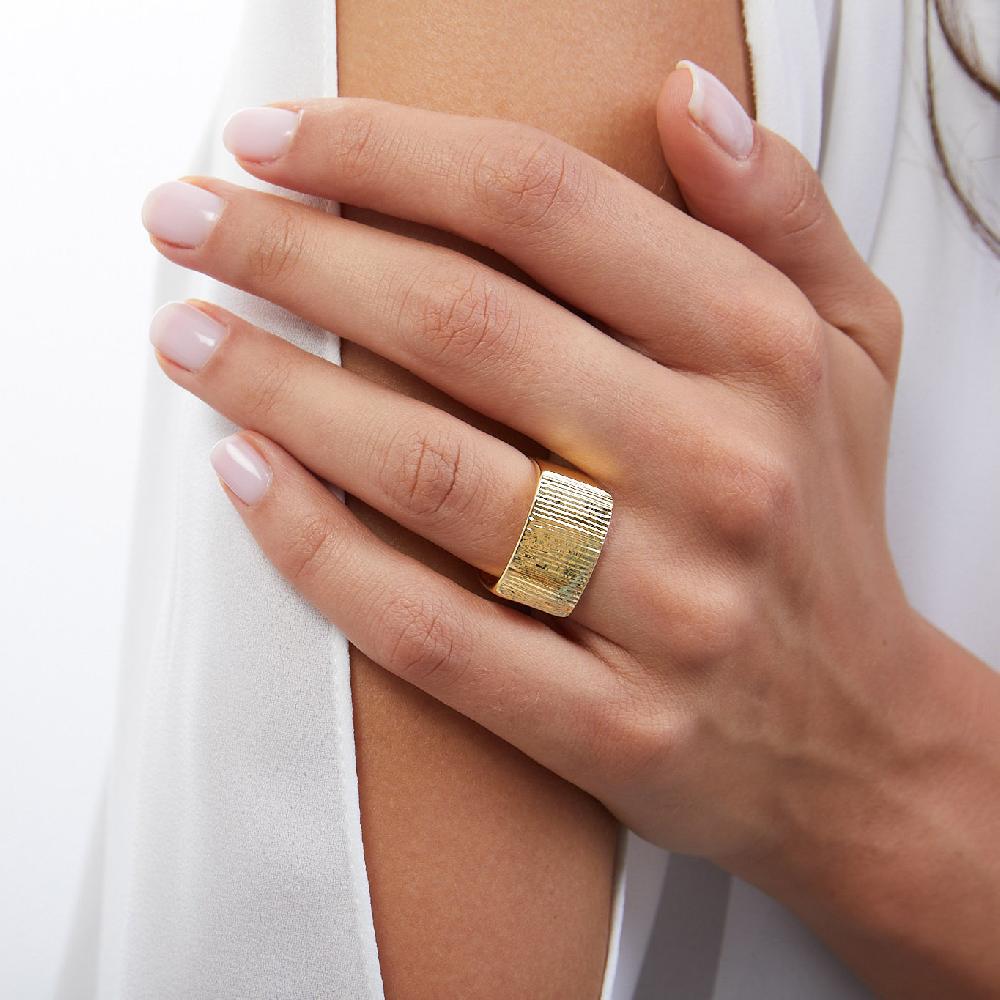 Unoaerre Anello in bronzo dorato 512213 | UNOAERRE Gioielli In Vendita