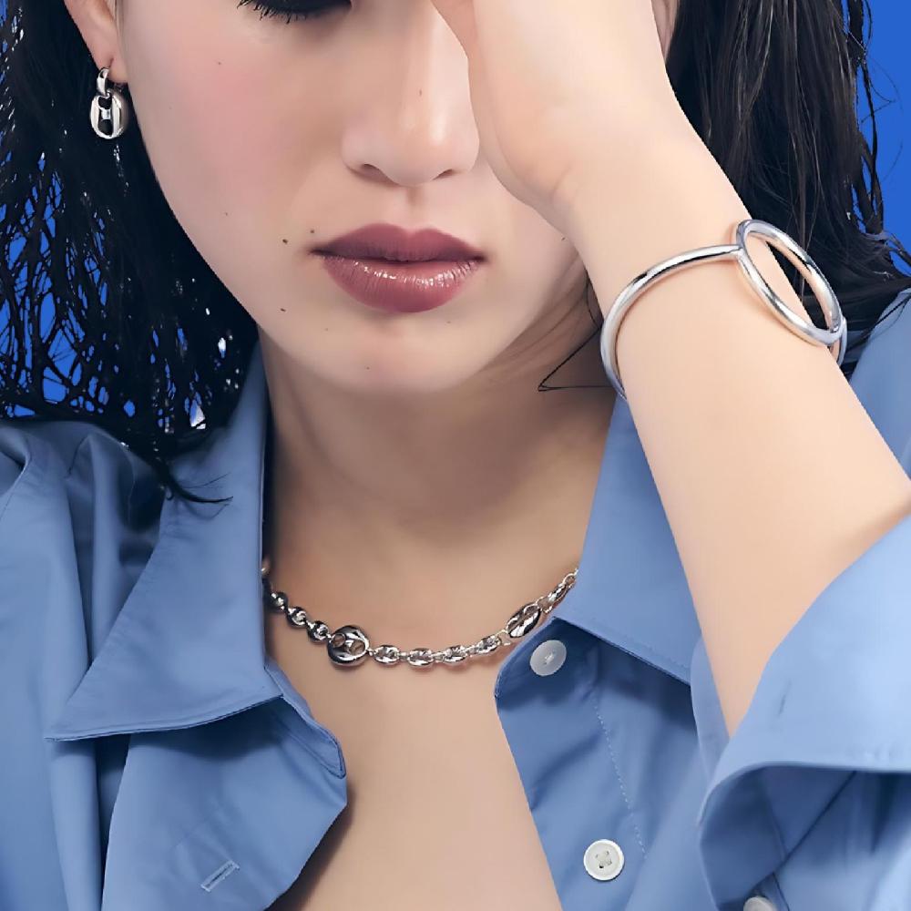 Unoaerre Collana catena in argento rodiato | UNOAERRE Gioielli Fornitura limitata