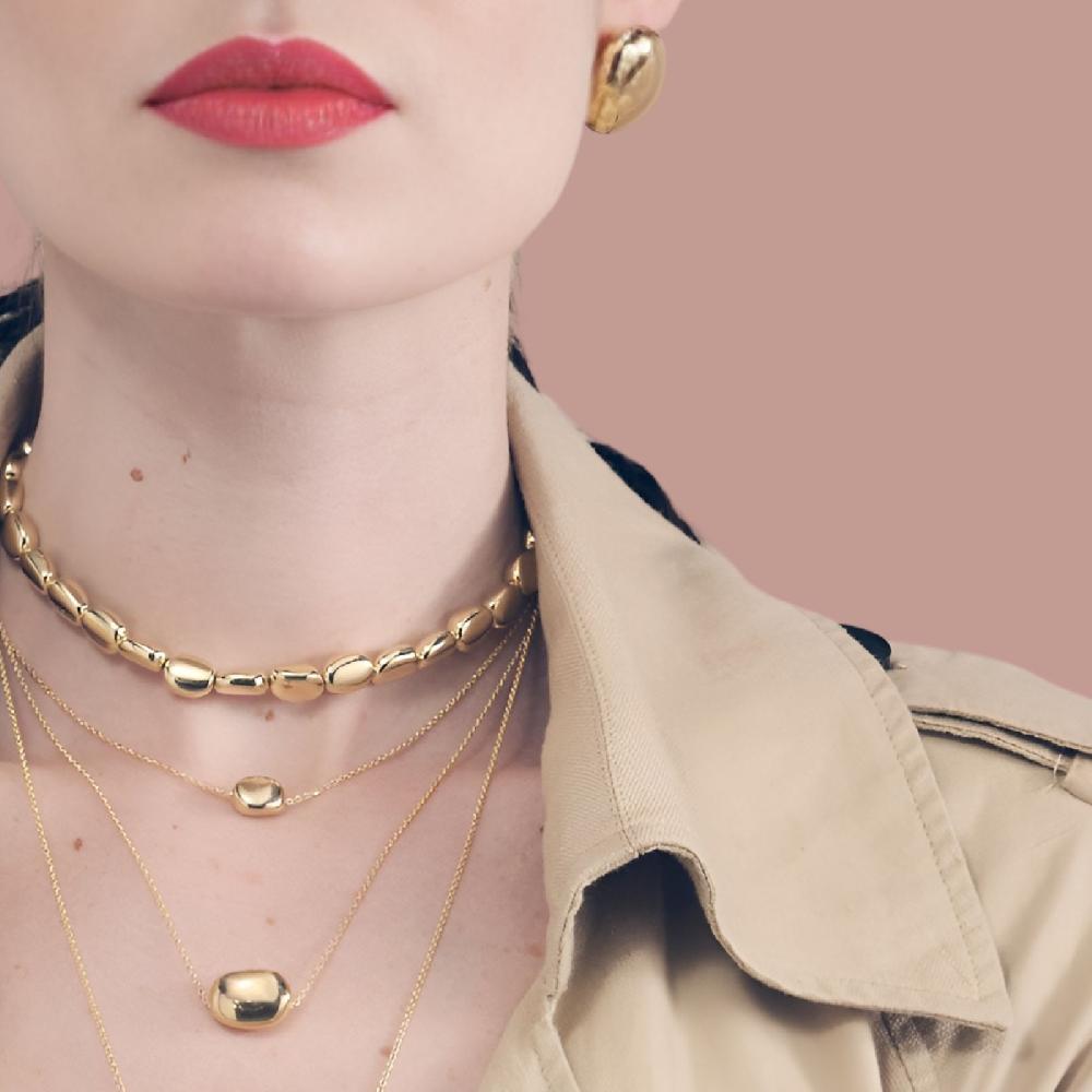 Unoaerre Collana in argento dorato donna | UNOAERRE Gioielli Offerta Pasqua