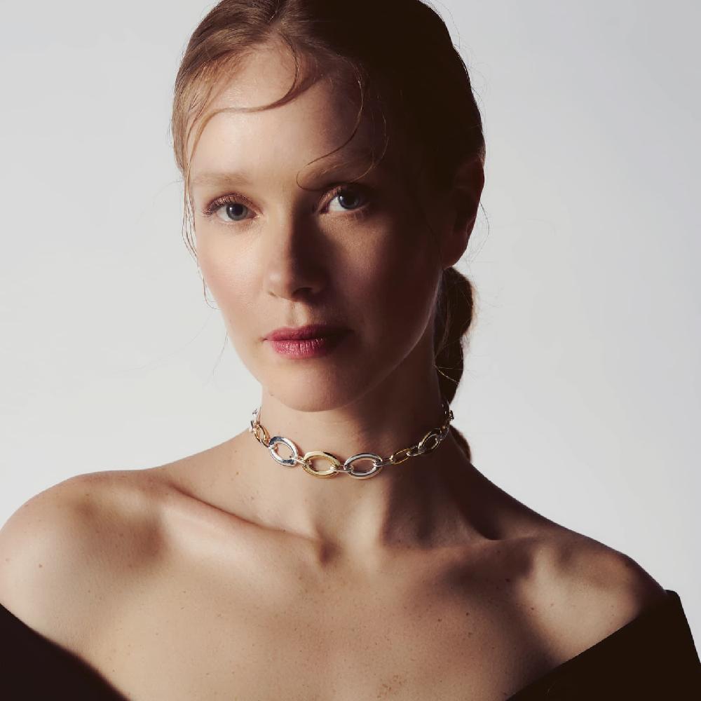 Unoaerre Collana donna bicolore Infinity | UNOAERRE Gioielli Liquidazione