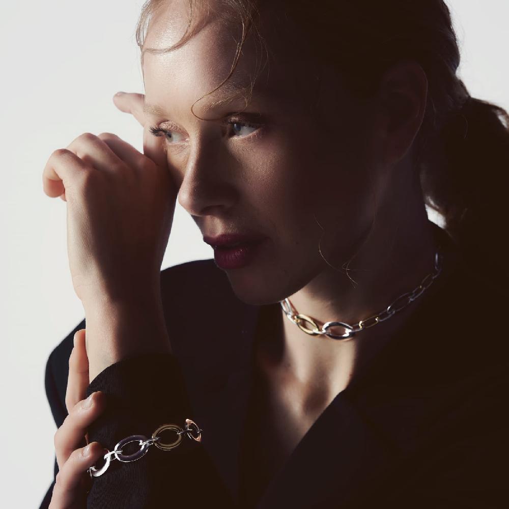Unoaerre Collana donna bicolore Infinity | UNOAERRE Gioielli Liquidazione