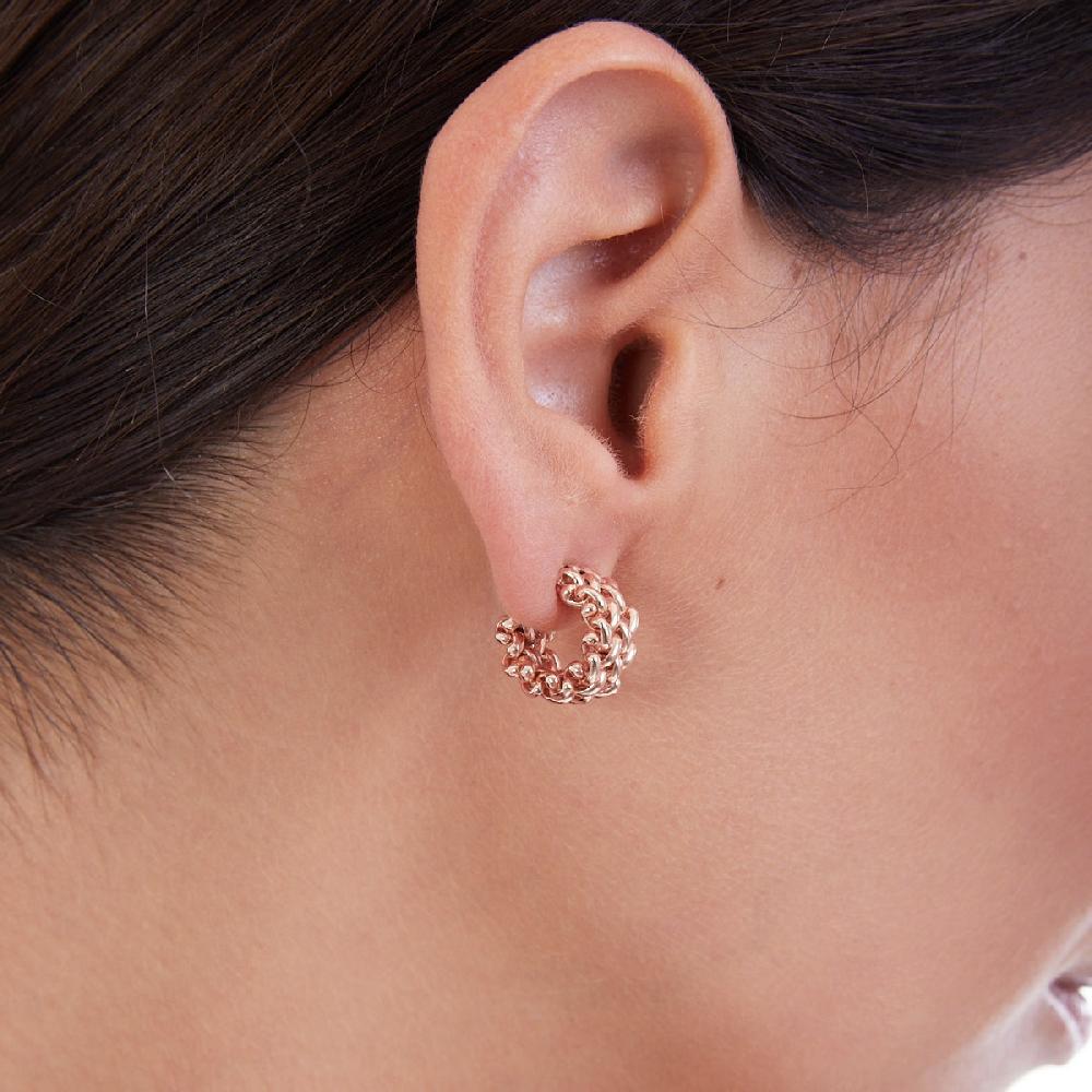 Unoaerre Orecchini in argento dorato rosa 509573 | UNOAERRE Gioielli Qualità