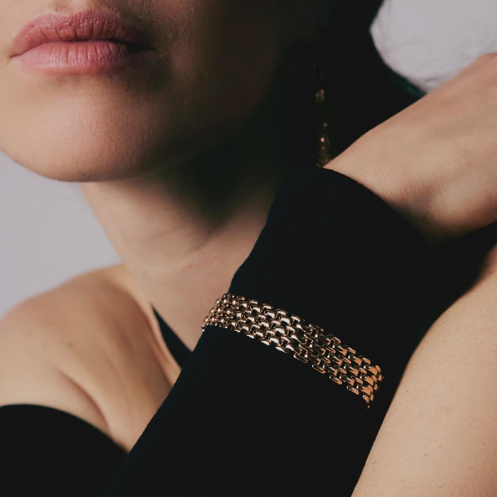 Unoaerre Bracciale donna dorato Unoaerre catena panther | UNOAERRE Gioielli Enormi risparmi