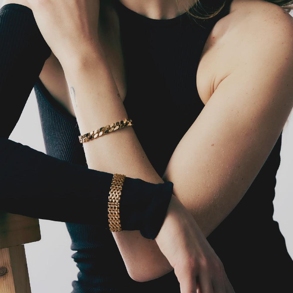 Unoaerre Bracciale donna dorato Unoaerre catena panther | UNOAERRE Gioielli Enormi risparmi