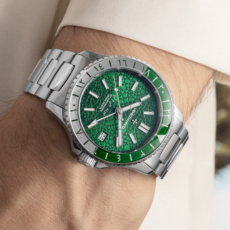 Venezianico NEREIDE GMT - Saudi Arabia Limited Edition Smaltimento dello stoccaggio
