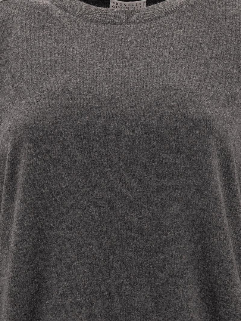 Vietti Brunello Cucinelli Maglione in cashmere con monili Offerte