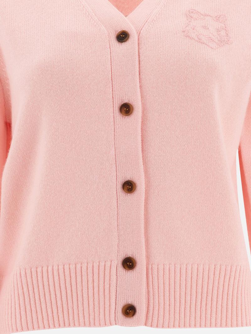Vietti Maison Kitsuné Cardigan con ricamo "Fox Head" Moda