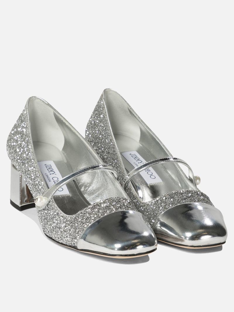 Vietti Jimmy Choo Décolleté con glietter "Elisa 45" Promozione Limitata