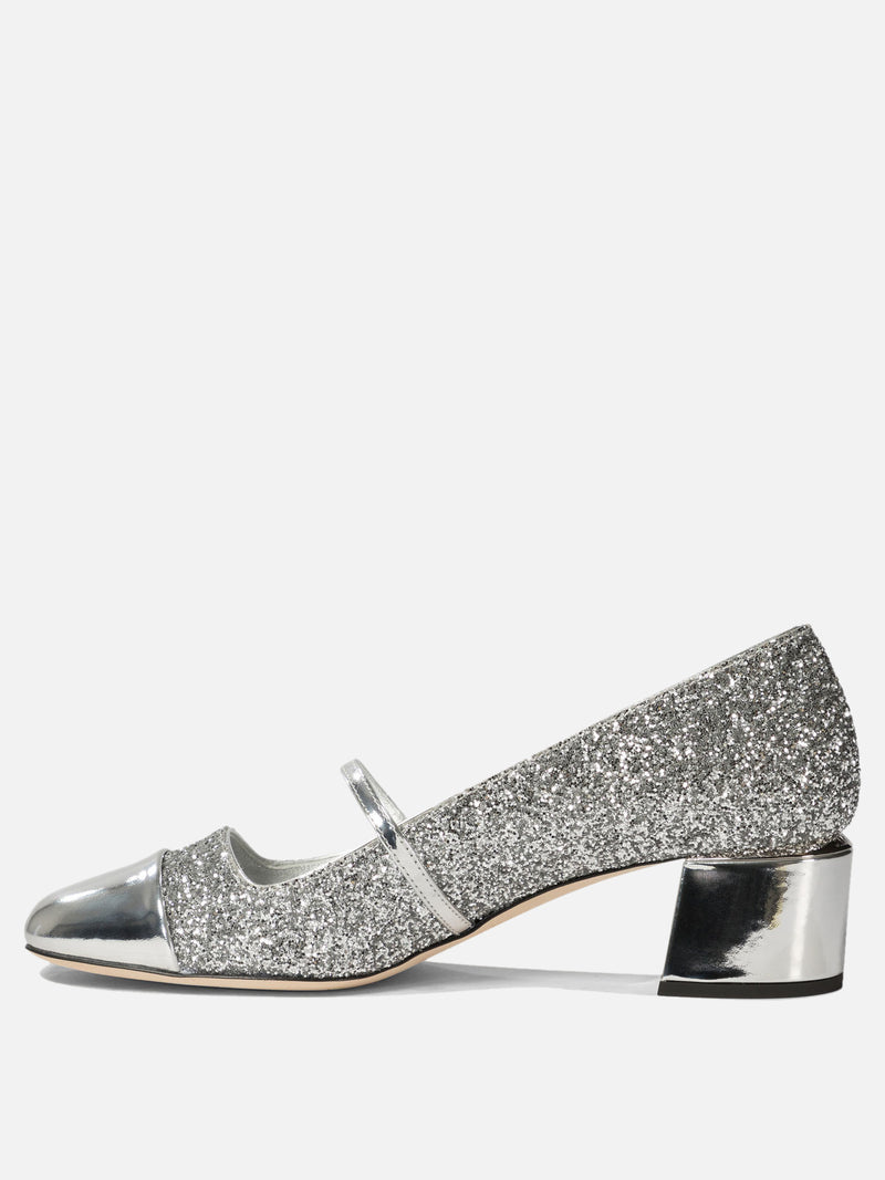 Vietti Jimmy Choo Décolleté con glietter "Elisa 45" Promozione Limitata