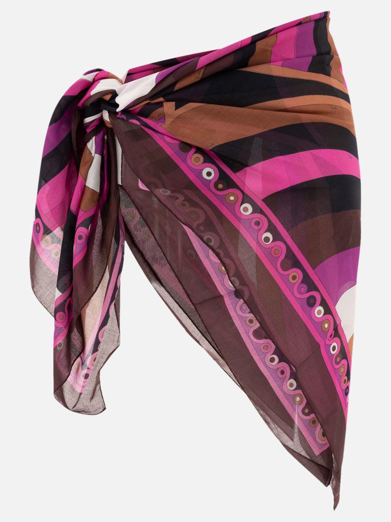 Vietti Pucci Sarong con stampa Iride e Onde Economico