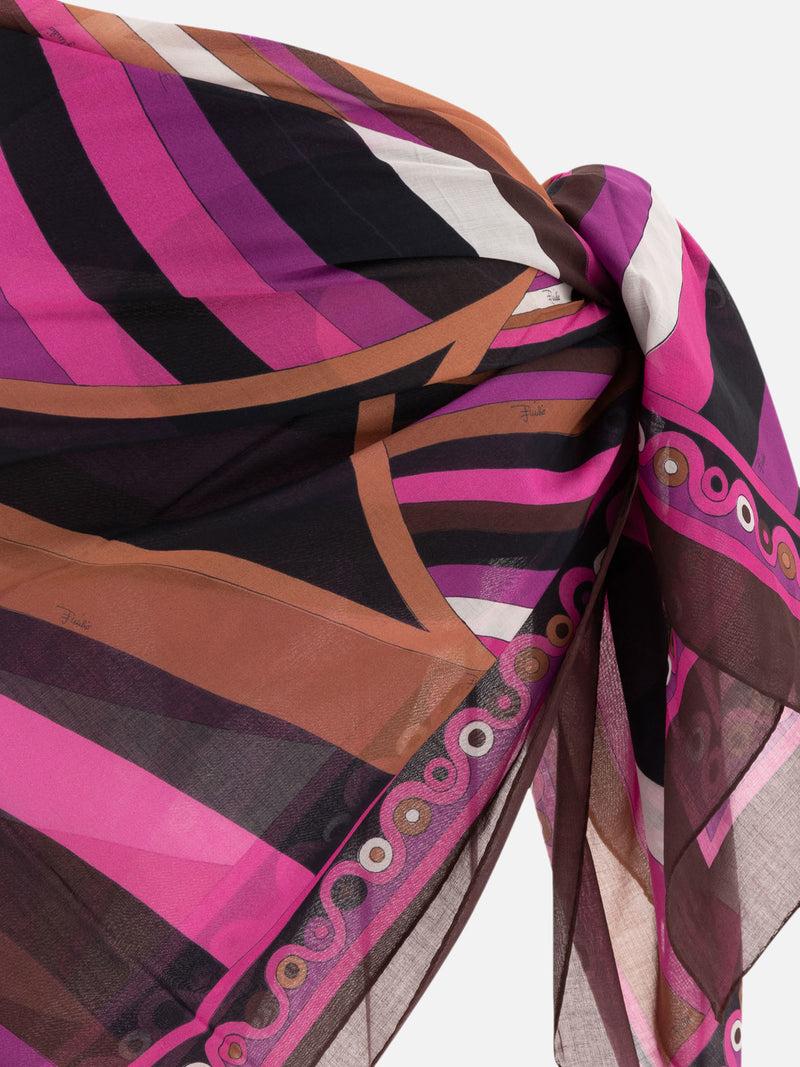 Vietti Pucci Sarong con stampa Iride e Onde Economico