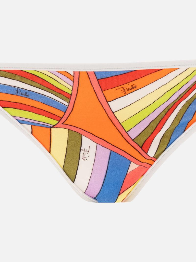Vietti Pucci Slip bikini con stampa Iride In Vendita