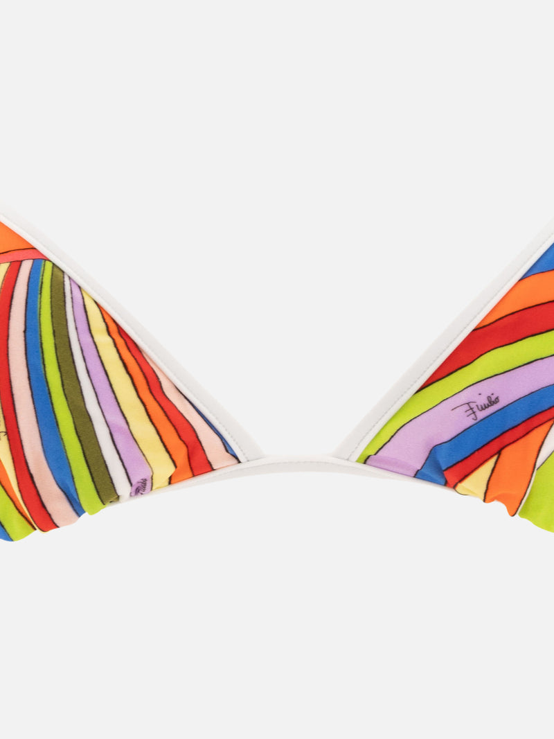 Vietti Pucci Top bikini con stampa Iride Hotsell