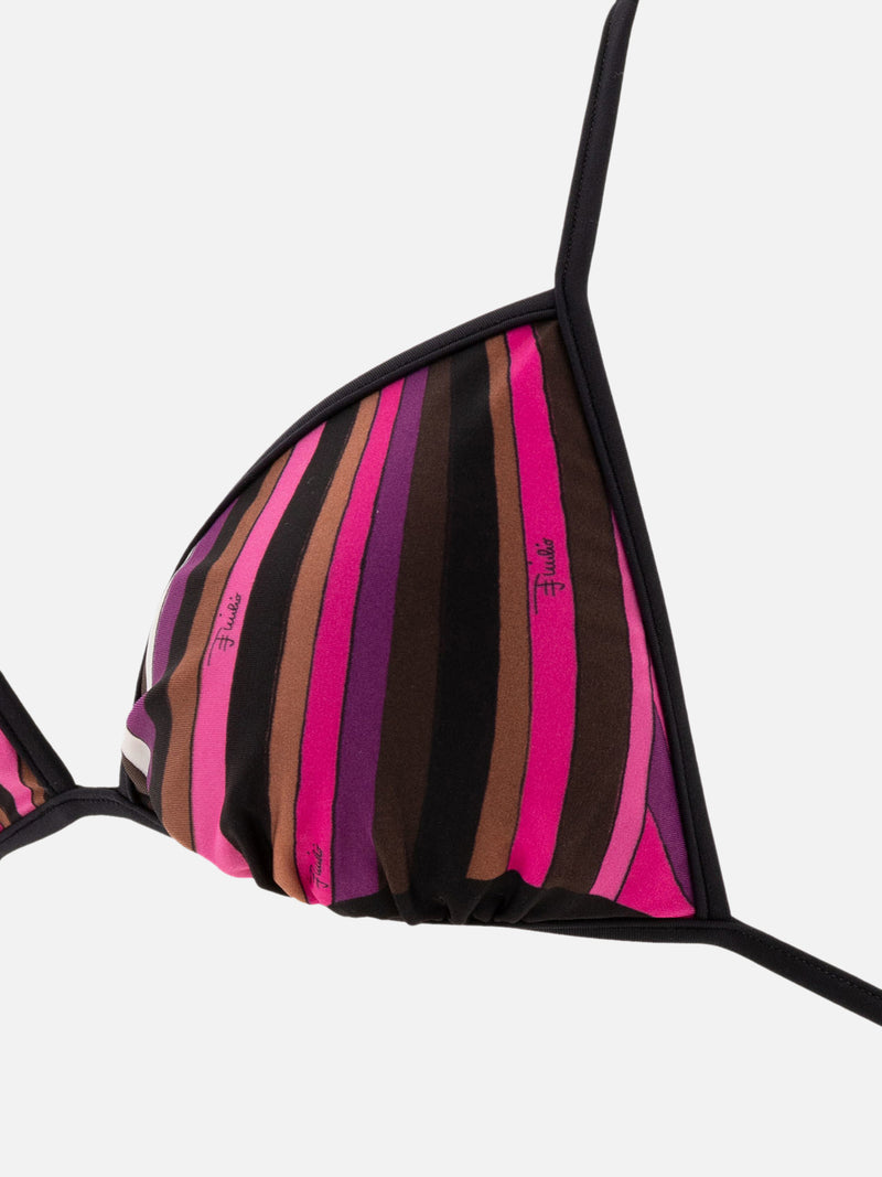 Vietti Pucci Top bikini con stampa Iride Vendita Calda
