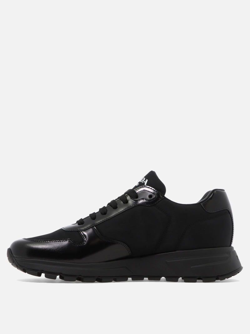 Vietti Prada Sneaker in pelle e Re-Nylon "PRAX 01" Pezzi Unici