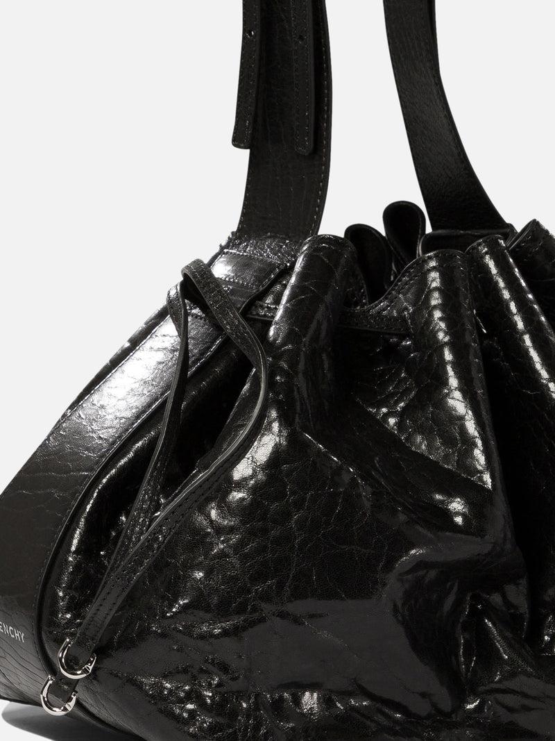 Vietti Givenchy Borsa a spalla "Pumpkin Medium" in pelle verniciata craquelé Prezzo Ridotto
