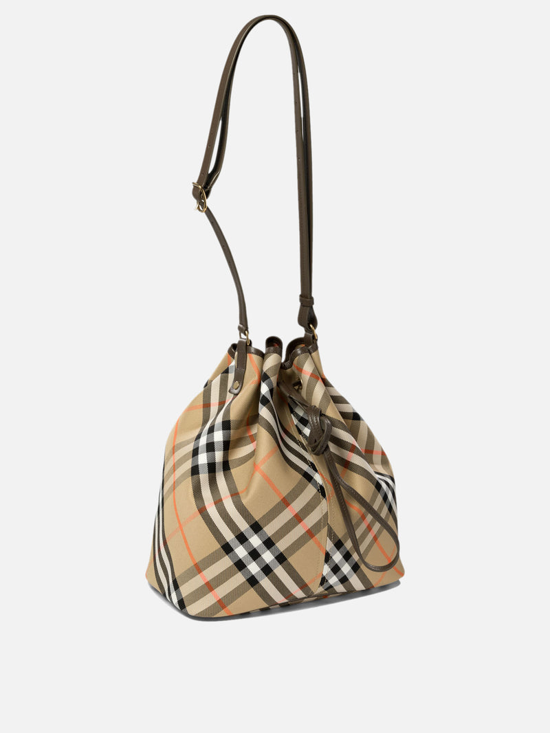 Vietti Burberry Borsa a secchiello "Vintage Check" Novità