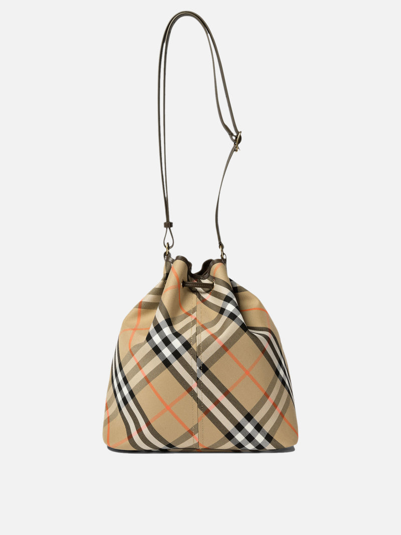 Vietti Burberry Borsa a secchiello "Vintage Check" Novità