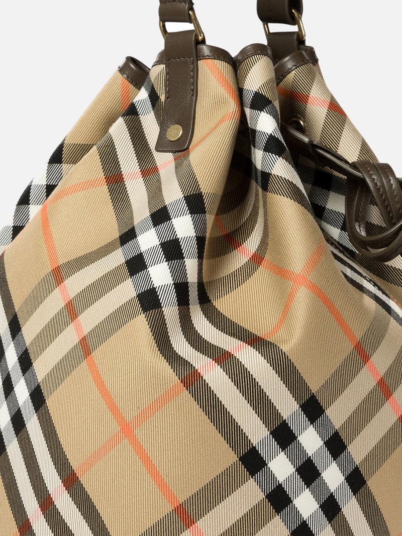 Vietti Burberry Borsa a secchiello "Vintage Check" Novità