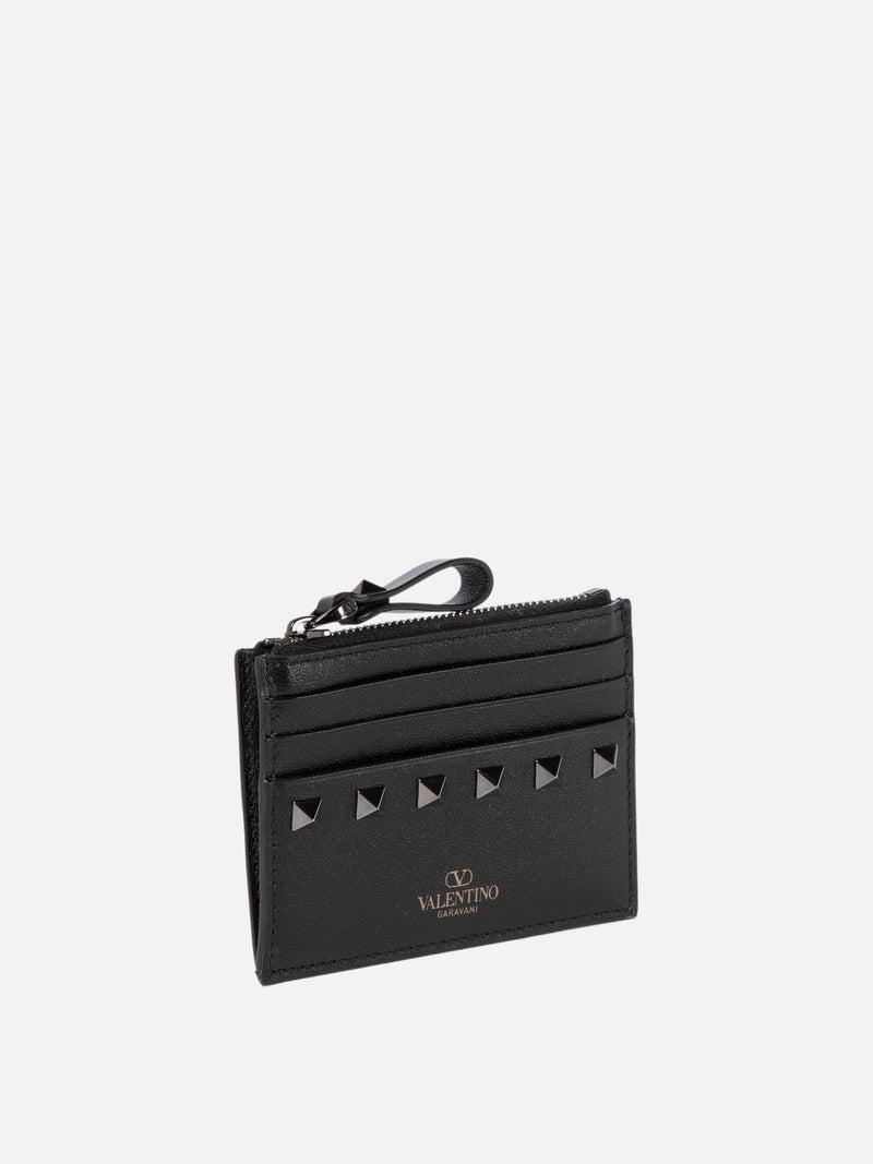 Vietti Valentino Garavani Portacarte "Rockstud" In Saldo
