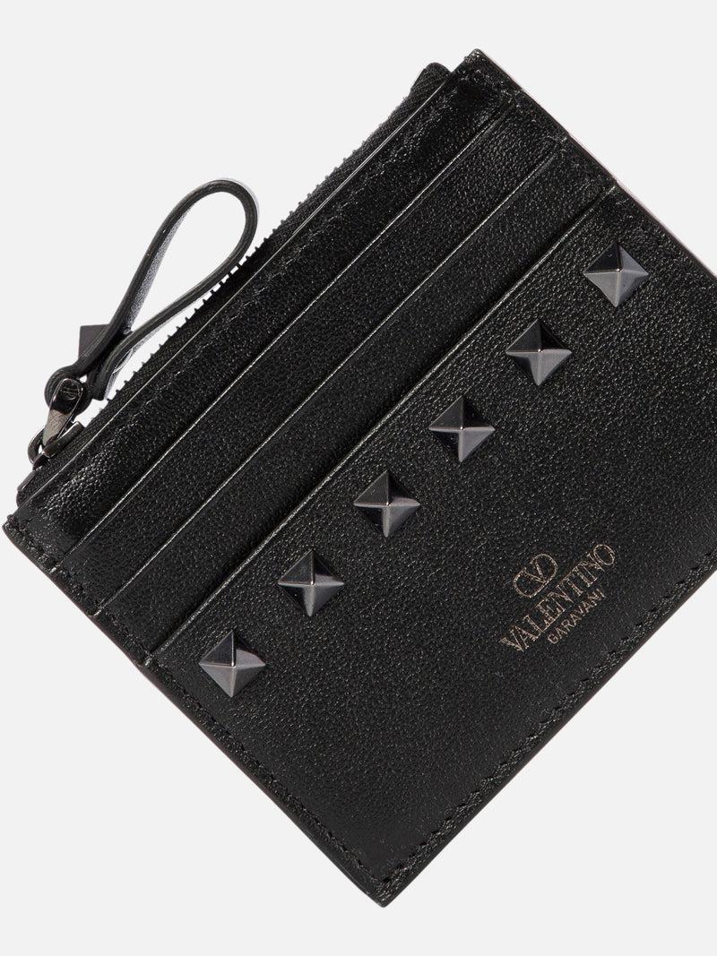 Vietti Valentino Garavani Portacarte "Rockstud" In Saldo