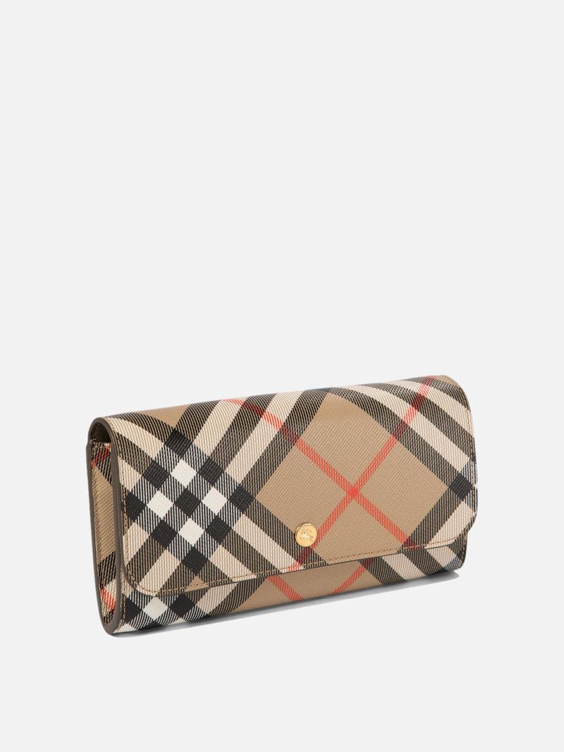 Vietti Burberry Portafoglio continental Check Hotsell