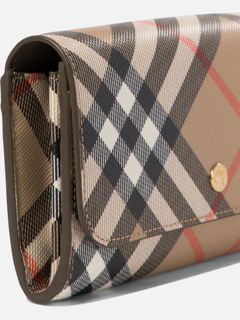 Vietti Burberry Portafoglio continental Check Hotsell
