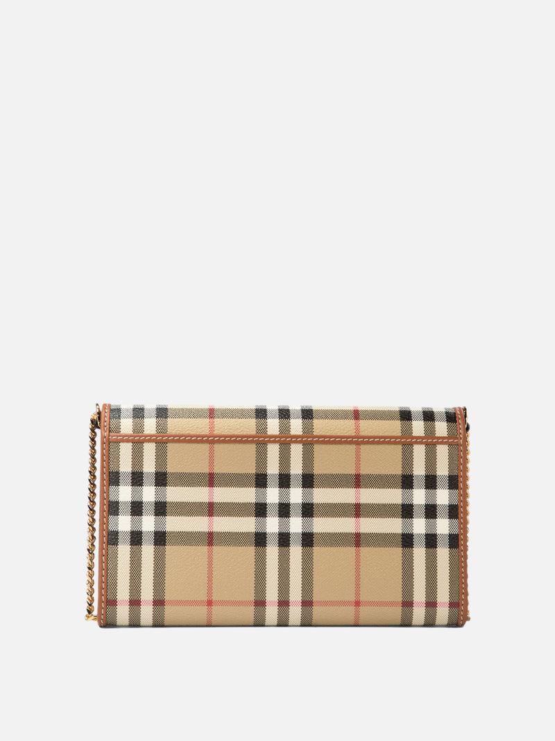 Vietti Burberry Portafoglio con catena "Hanna" Nuovo