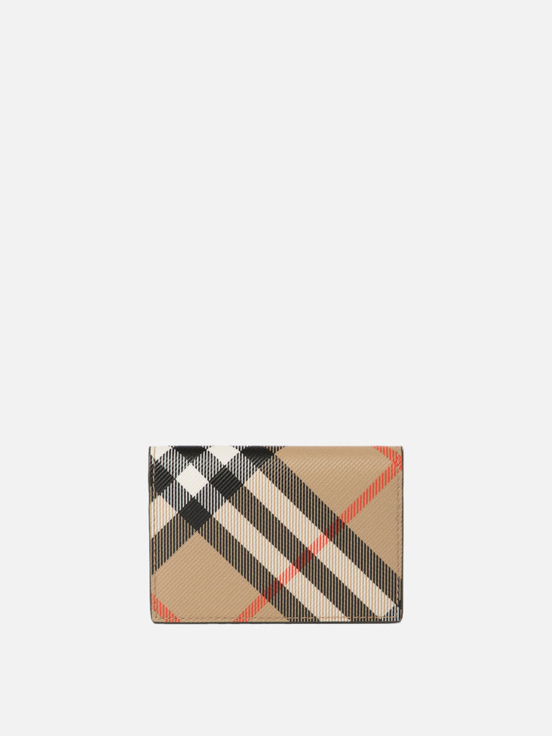 Vietti Burberry Portacarte bi-fold "Check" Vendita