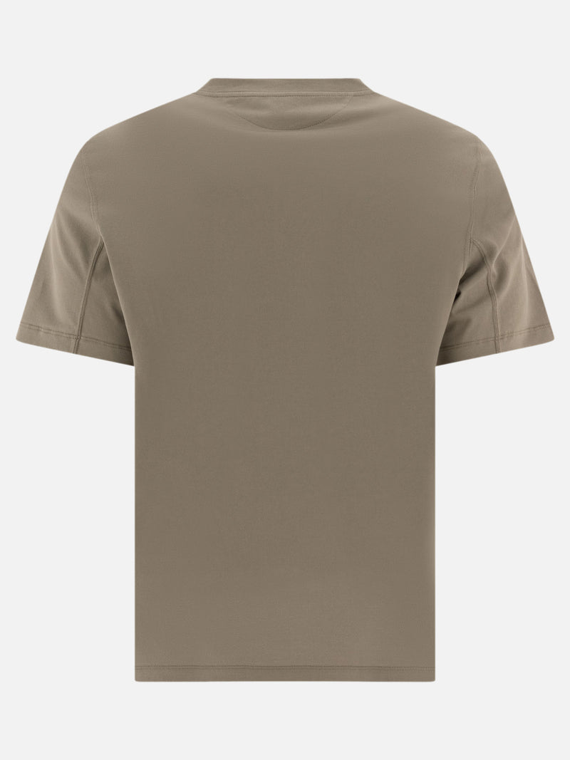 Vietti Brunello Cucinelli T-shirt in jersey con logo Consegna Veloce