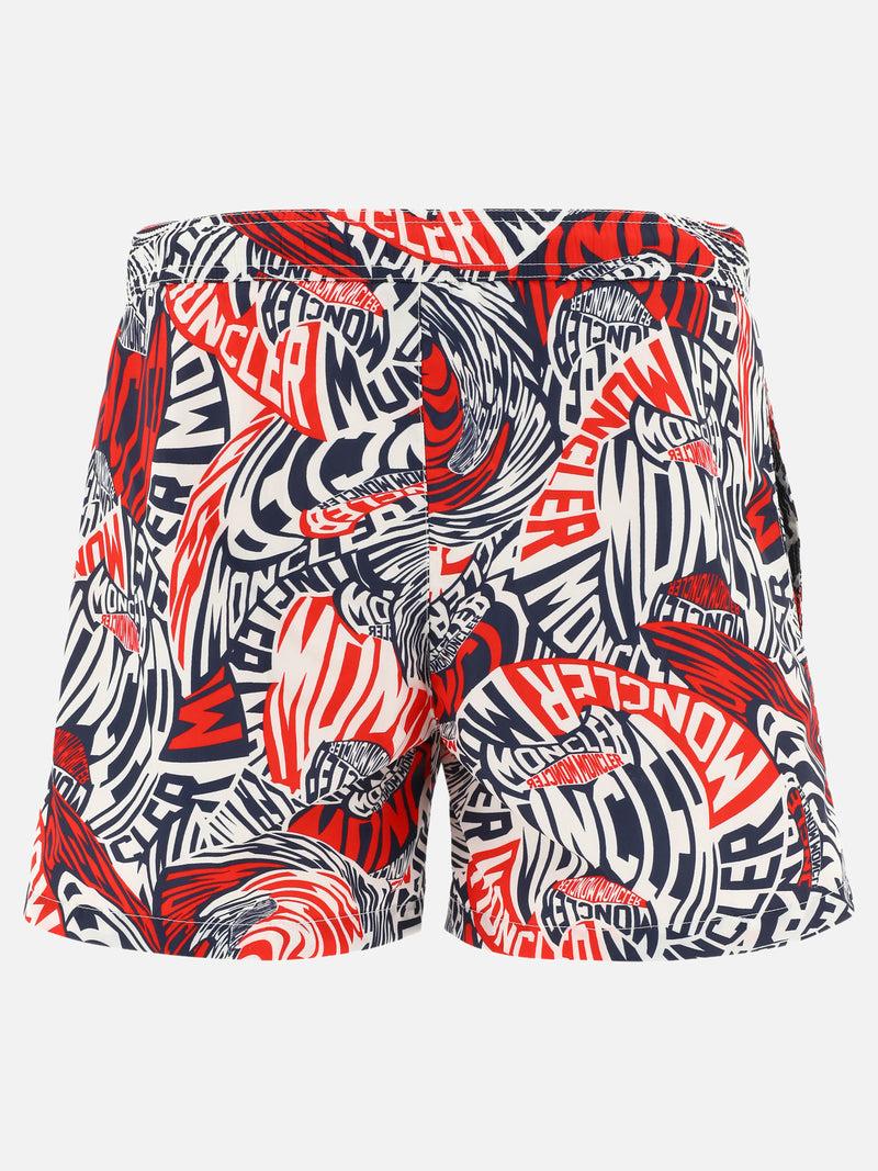 Vietti Moncler Boxer da mare con stampa Promozione Limitata