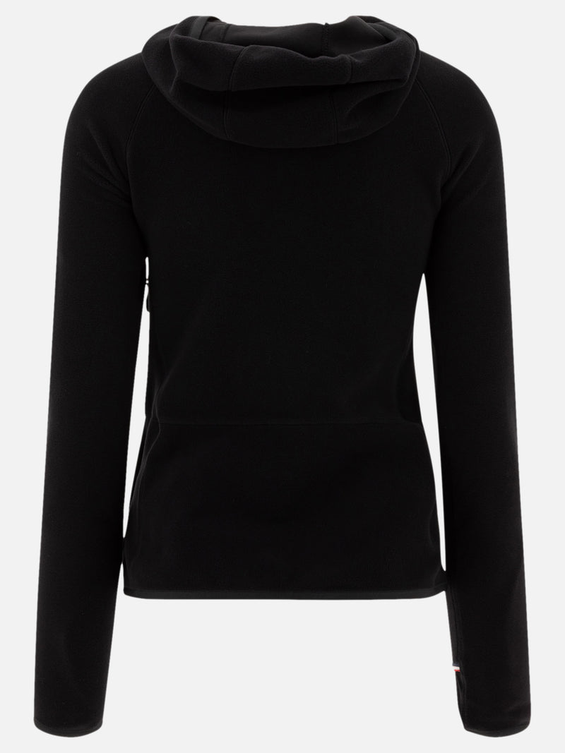 Vietti Moncler Grenoble Giacca in pile con cappuccio e zip Presa
