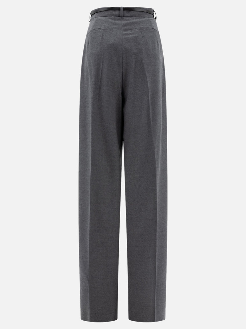 Vietti Max Mara Sportmax Pantaloni oversize in lana stretch Saldi Di Fabbrica