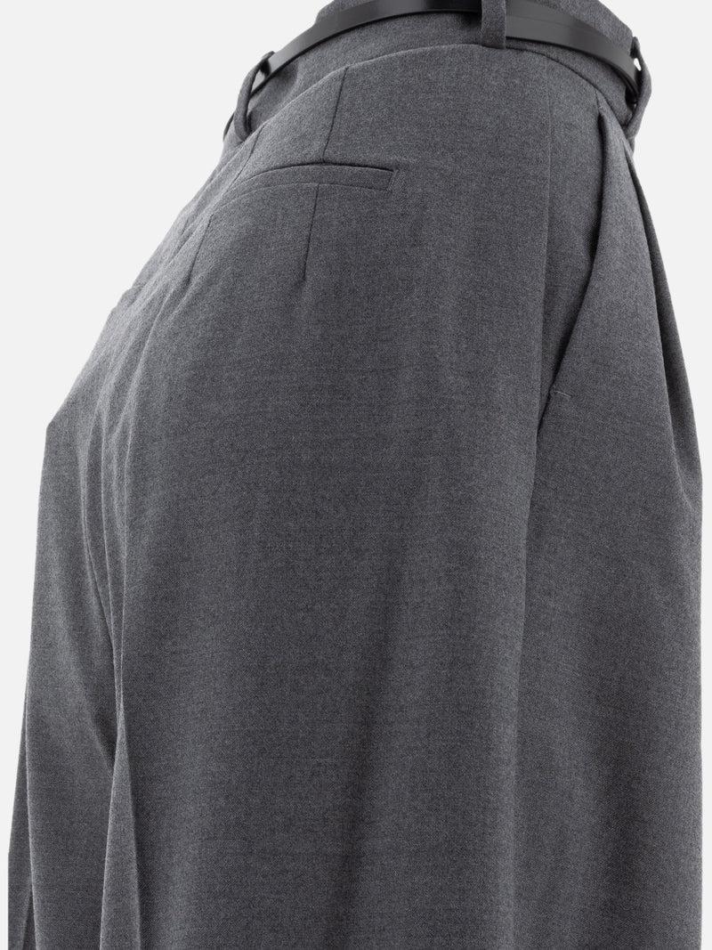 Vietti Max Mara Sportmax Pantaloni oversize in lana stretch Saldi Di Fabbrica