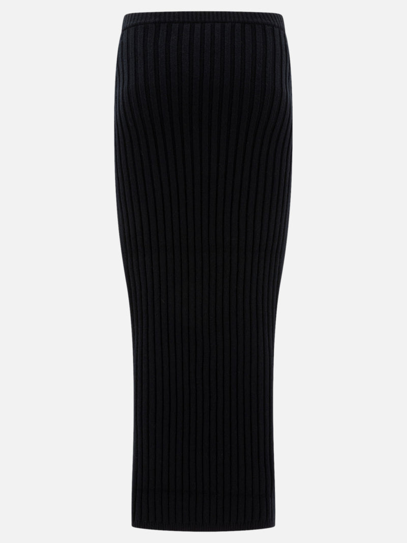 Vietti Max Mara Gonna in maglia di lana e cashmere In Saldo