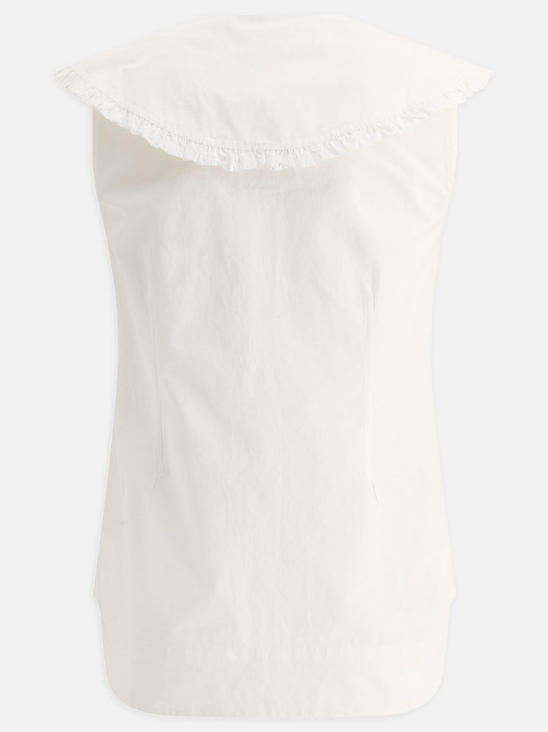 Vietti Ganni Blusa in popeline Vendita