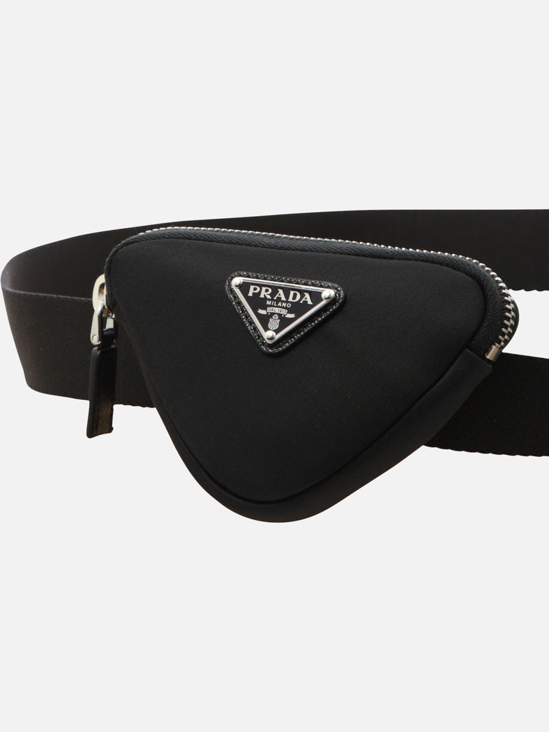Vietti Prada Cintura con pouch in Re-Nylon Shopping Online