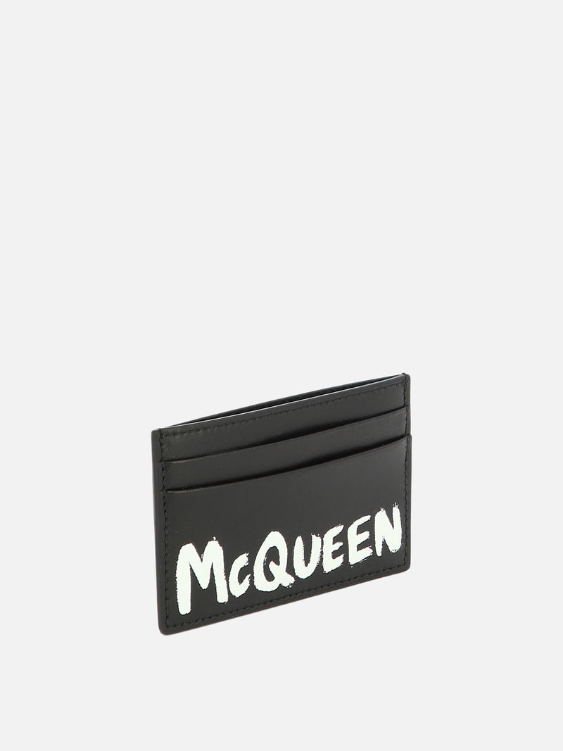 Vietti Alexander McQueen Portacarte "McQueen Graffiti" Prezzo Ridotto