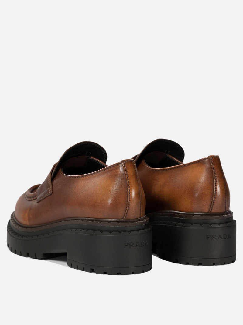 Vietti Prada Mocassini "Double Chocolate" Saldi